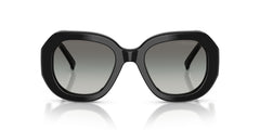 Giorgio Armani Round Sunglasses For Ladies In Black