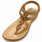 Savoy Ladies Sandal In Champagne