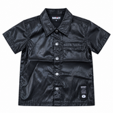 Soviet Boys Brandon Coated Shirt In Black