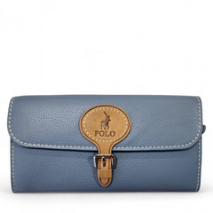 Polo Benton Clutch Purse Sky Blue