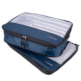 Cellini Travel Essentials 2 Large Packing Cubes In Blue