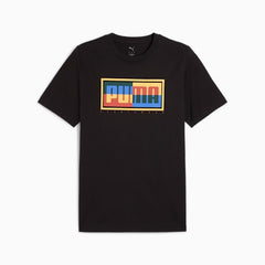 Puma Mens Graphics Box Tee Black
