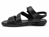 Green Cross Ladies Sandals In Black
