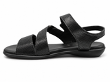Green Cross Ladies Sandals In Black
