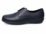 Green Cross Ladies Walker Shoes In Navy