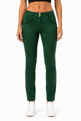 Freddy Womens Super Skinny Push Up Trouser In Green