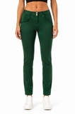 Freddy Womens Super Skinny Push Up Trouser In Green