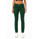 Freddy Womens Super Skinny Push Up Trouser In Green