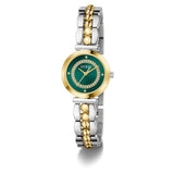 Guess Leena Two Tone Watch In Gold And Silver