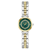 Guess Leena Two Tone Watch In Gold And Silver