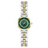 Guess Leena Two Tone Watch In Gold And Silver