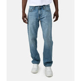 Guess Mens Slim Straight Jeans In Light Wash