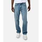 Guess Mens Slim Straight Jeans In Light Wash