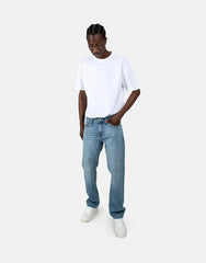 Guess Mens Slim Straight Jeans In Light Wash