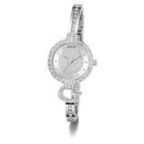 Guess Ladies Giselle Watch In Silver