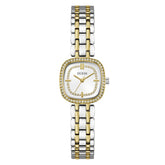 Guess Womens Hazel Two Tone Watch In Gold And Silver