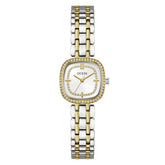 Guess Womens Hazel Two Tone Watch In Gold And Silver