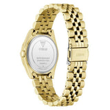 Guess Womens Jada Stainless Steel Watch In Gold/White Dial