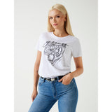 Guess Ladies Tiger Easy Tee White