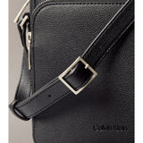 Calvin Klein Micro Pebble Crossbody Bag In Black