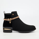 Miss Black Ladies Hadar 20 Boots In Black