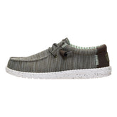Hey Dude Mens Wally Stretch Sox Shoes In Tea Leaf