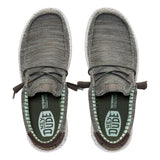 Hey Dude Mens Wally Stretch Sox Shoes In Tea Leaf