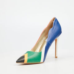 Miss Black Ladies Multi Heritage Heels