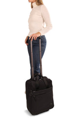 Paklite Hedgren Furo-Rolling Tote In Black