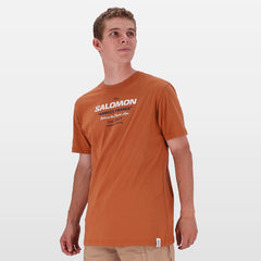 Salomon Mens Hinghellar Ss Tee Sienna