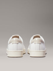 Calvin Klein Mens Low Top Lace Up Shoes In White