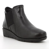 Hush Puppies Ladies Gracious Short Boots In Black