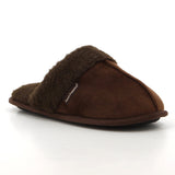 Hush Puppies Ladies Lunara Slippers Dark Brown