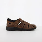 Hush Puppies Mens Big Boy Panama Leather Shoes In Brown