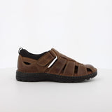 Hush Puppies Mens Big Boy Panama Leather Shoes In Brown