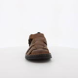 Hush Puppies Mens Big Boy Panama Leather Shoes In Brown
