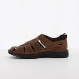Hush Puppies Mens Big Boy Panama Leather Shoes In Brown
