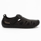Hush Puppies Mens Nebula Leather Sandals In Black
