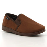 Hush Puppies Mens Bravo Brown Slipper Shoe