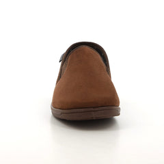 Hush Puppies Mens Bravo Brown Slipper Shoe