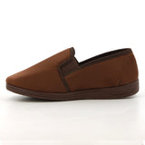 Hush Puppies Mens Bravo Brown Slipper Shoe