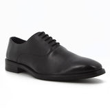 Hush Puppies Mens Willie Leather Shoes Black