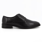 Hush Puppies Mens Willie Leather Shoes Black