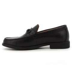 Hush Puppies Mens Black Renato Cow Leather Shoe
