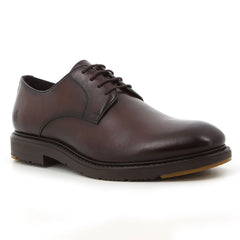 Hush Puppies Mens Talon Leather Shoes Brown