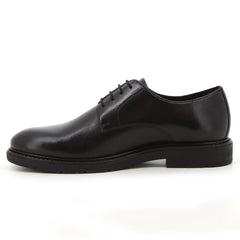 Hush Puppies Mens Talon Leather Shoes Black
