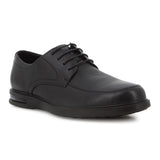 Hush Puppies Mens Patrick Leather Shoes In Black