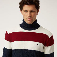 Harmont & Blaine Hrk614030788 Striped Turtleneck 801