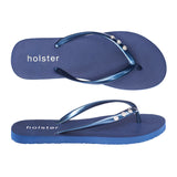 Holster Womens Holiday Sandals In Midnight Blue