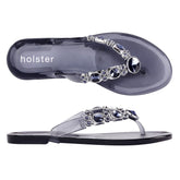 Holster Ladies Glam Sandals In Midnight